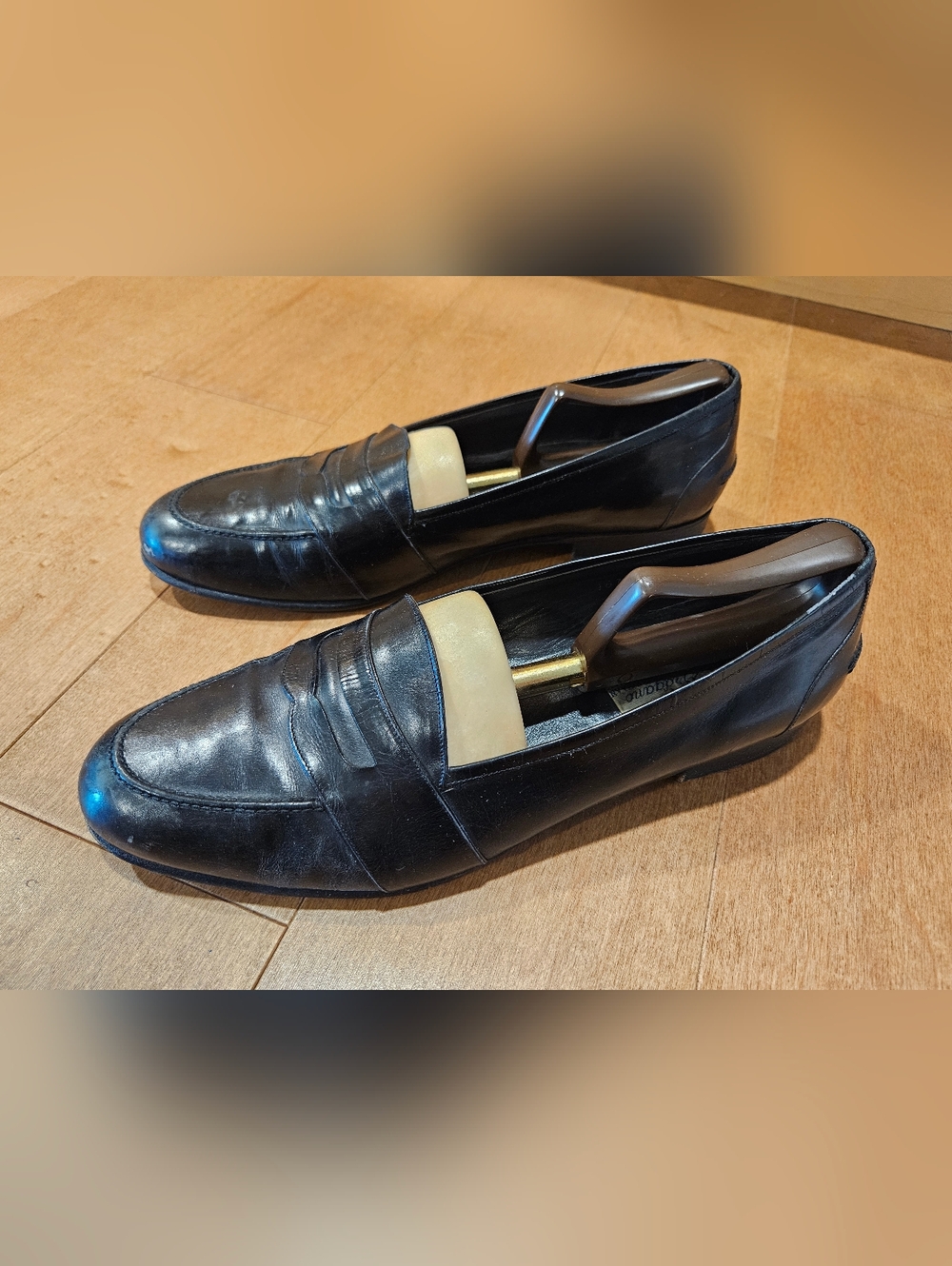 Bragano by Cole Haan Italy Black Leather Penny Loafers Men’s 10.5 M 1676